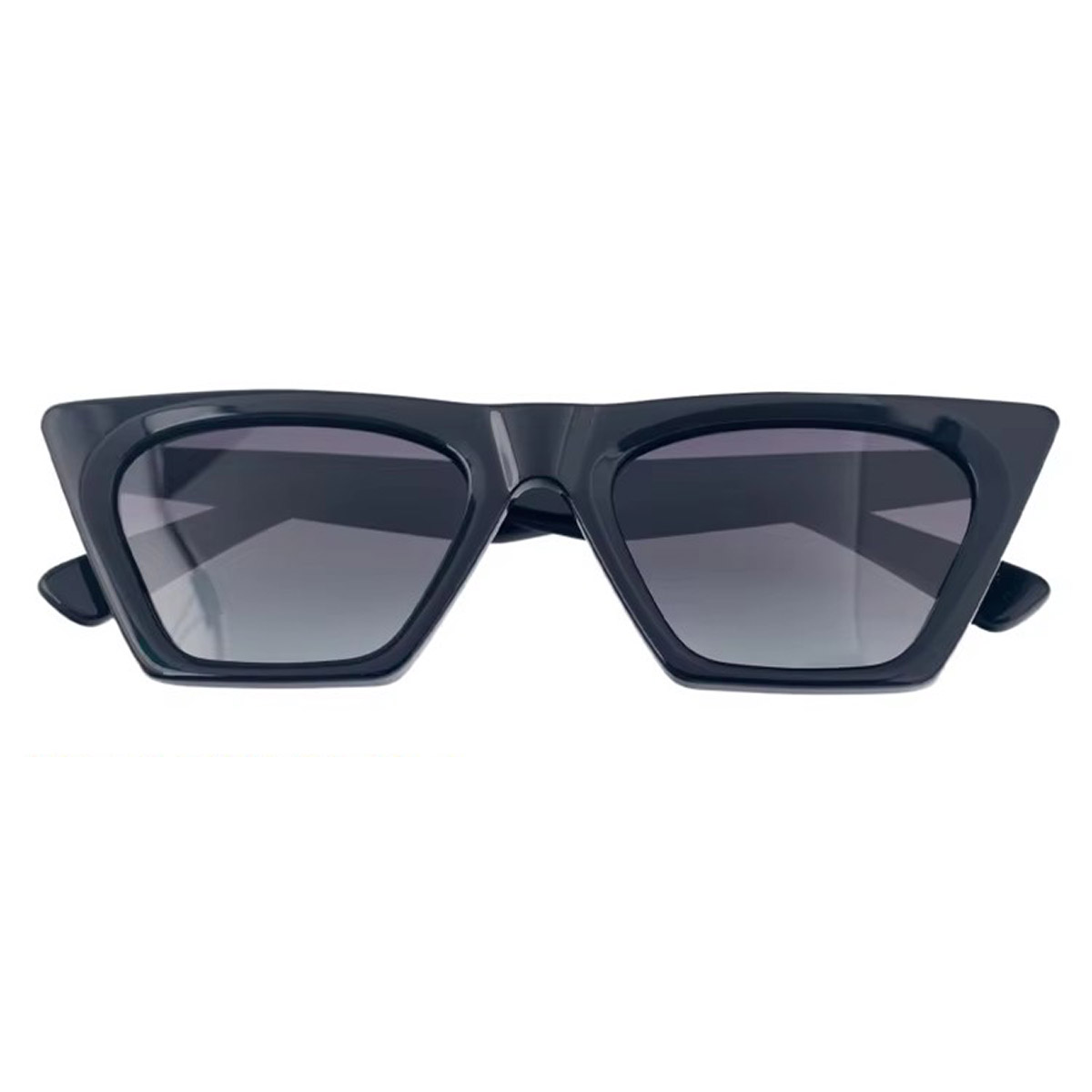 Óculos de sol em acetato com armação em acetato fosco e lentes em nylon Óculos de sol em acetato com armação em acetato fosco e lentes em nylon
