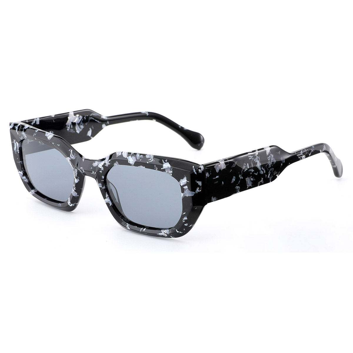 Óculos de sol vintage TAC HD anti-UV e antirreflexo em acetato Óculos de sol vintage TAC HD anti-UV e antirreflexo em acetato