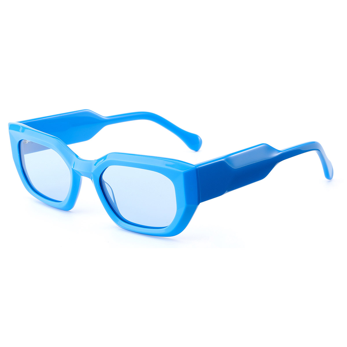 Óculos de sol vintage TAC HD anti-UV e antirreflexo em acetato Óculos de sol vintage TAC HD anti-UV e antirreflexo em acetato