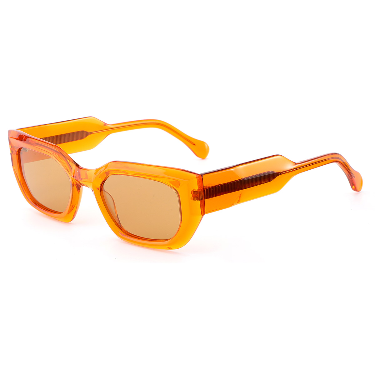 Óculos de sol vintage TAC HD anti-UV e antirreflexo em acetato
