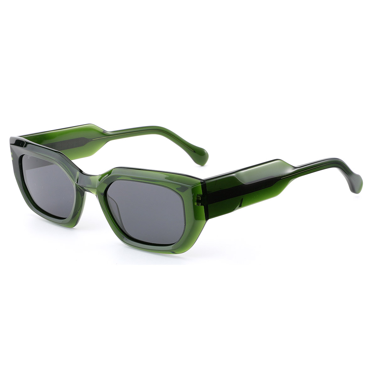 Óculos de sol vintage TAC HD anti-UV e antirreflexo em acetato Óculos de sol vintage TAC HD anti-UV e antirreflexo em acetato