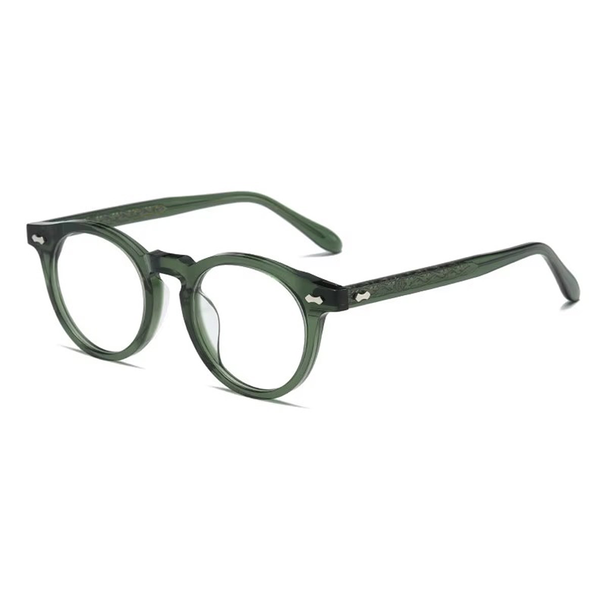 Óculos ópticos de acetato de dupla camada 3D elegantes Óculos ópticos de acetato de dupla camada 3D elegantes