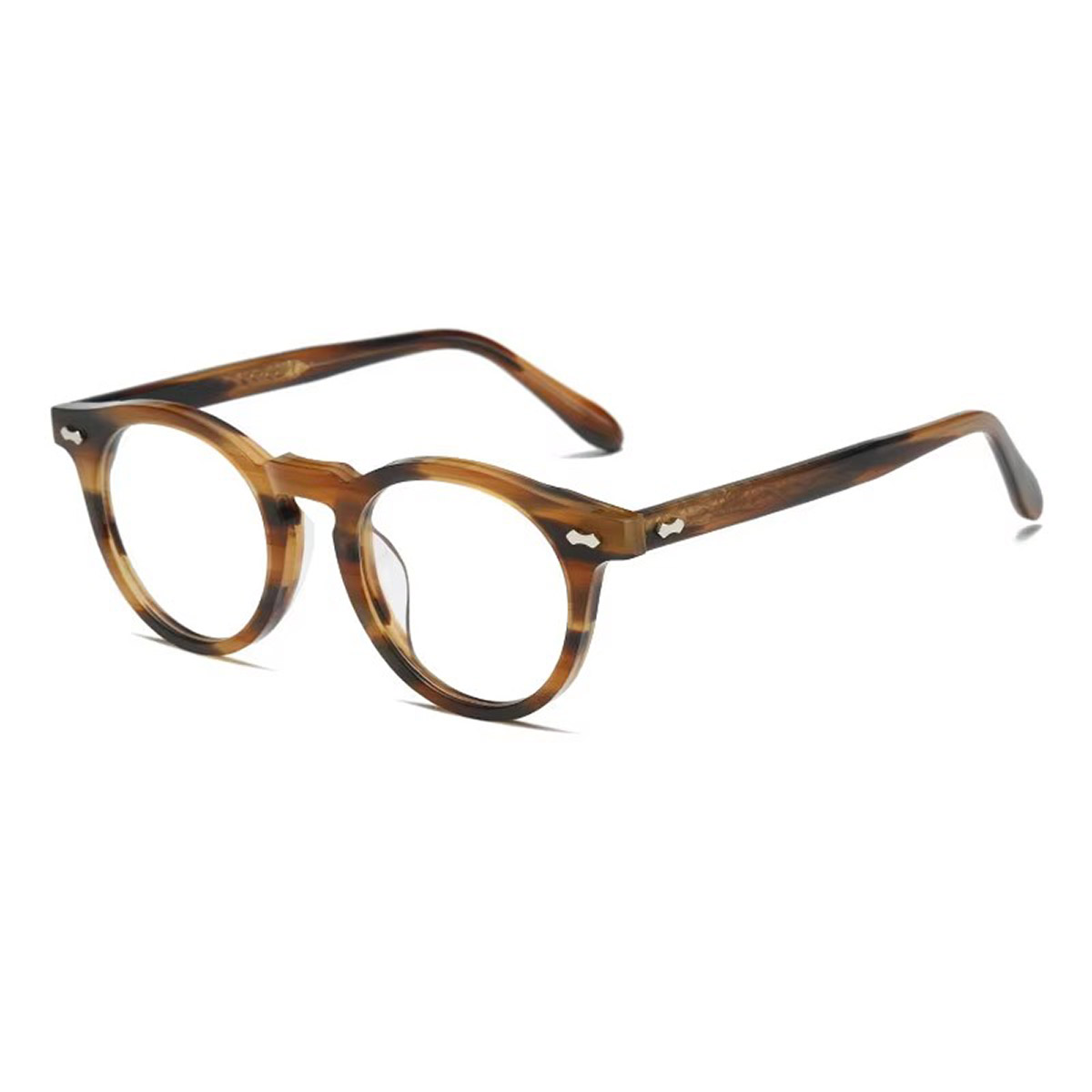 Óculos ópticos de acetato de dupla camada 3D elegantes Óculos ópticos de acetato de dupla camada 3D elegantes