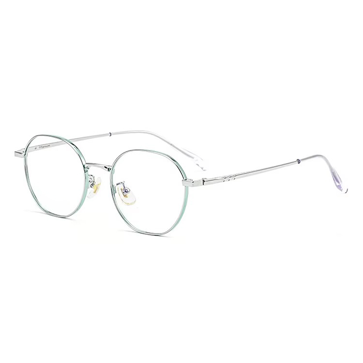 Lentes ópticas de titânio puro multicoloridas, sem moldura, resistentes ao suor Lentes ópticas de titânio puro multicoloridas, sem moldura, resistentes ao suor