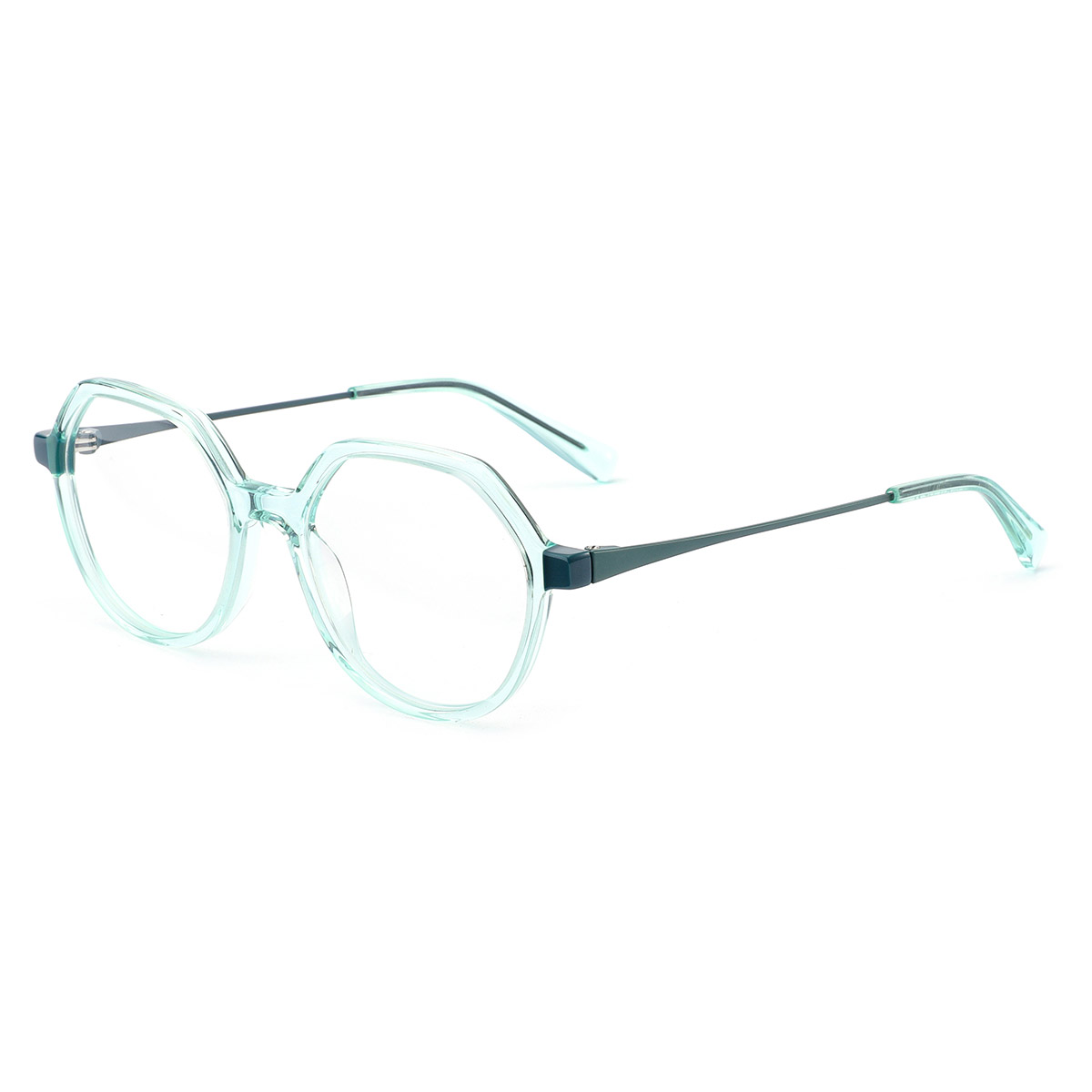 Mistura de emenda leve e luxuosa e combinação de óculos ópticos de acetato Mistura de emenda leve e luxuosa e combinação de óculos ópticos de acetato