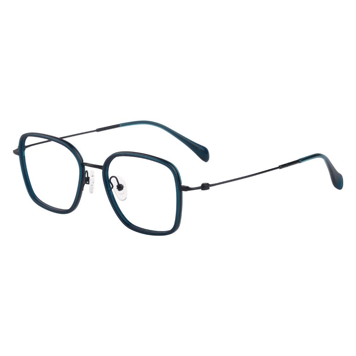 Óculos ópticos de acetato de titânio multicoloridos da moda japonesa Óculos ópticos de acetato de titânio multicoloridos da moda japonesa