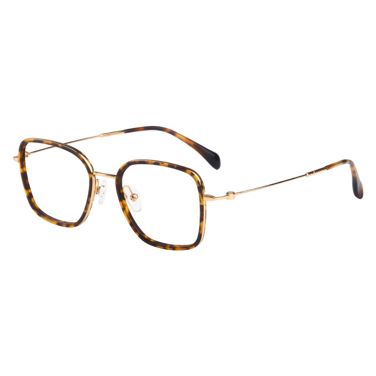 Óculos ópticos de acetato de titânio multicoloridos da moda japonesa