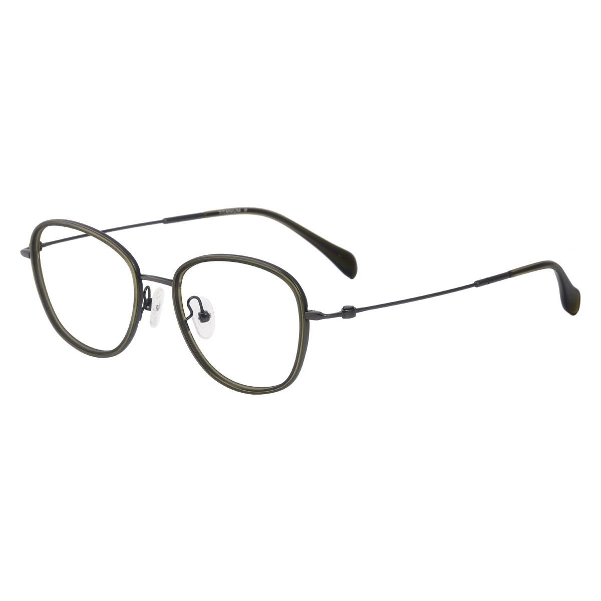 Óculos ópticos esportivos curvos ultraleves de acetato de titânio Óculos ópticos esportivos curvos ultraleves de acetato de titânio