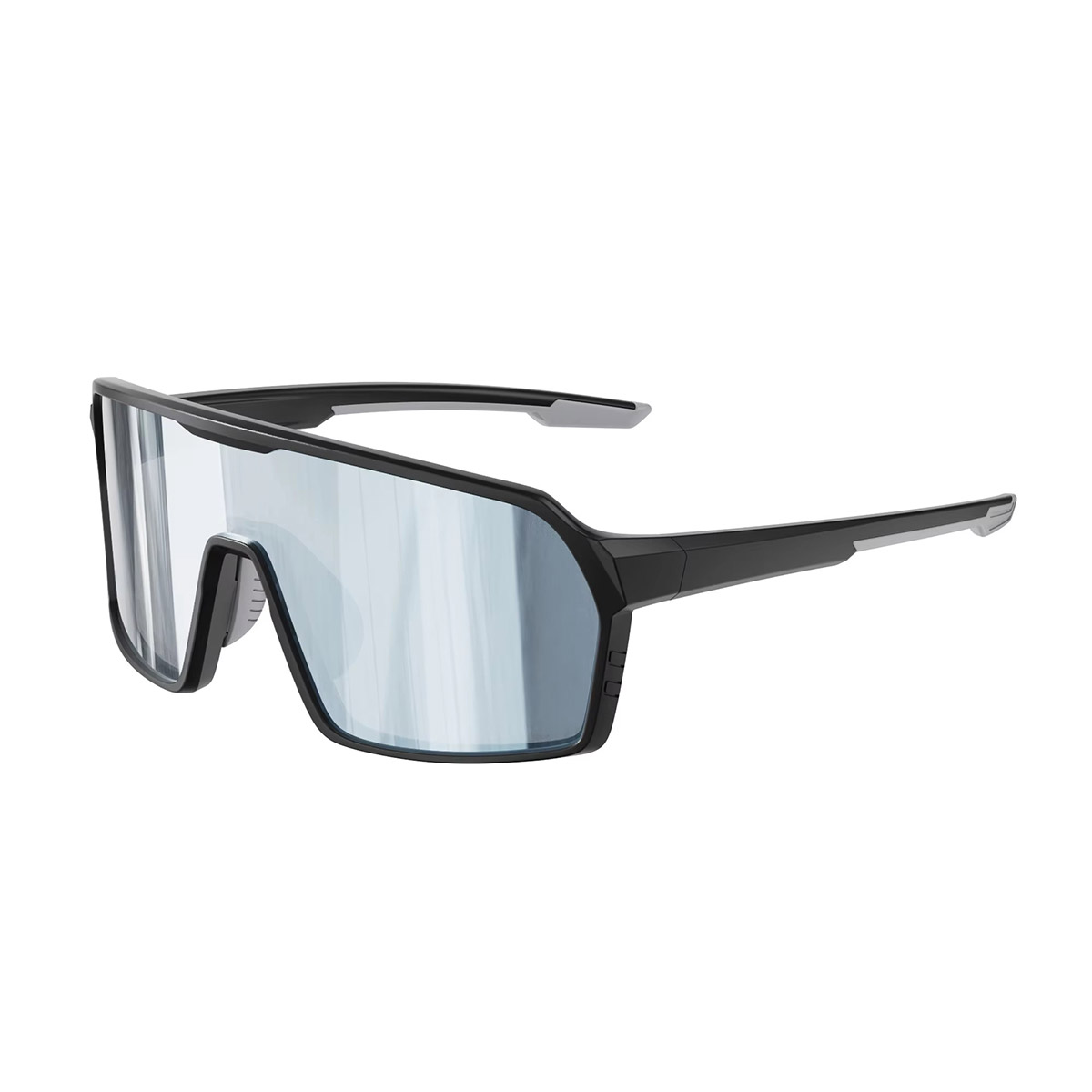 Óculos de sol coloridos para ciclismo esportivo ao ar livre de meia armação TR90 Óculos de sol coloridos para ciclismo esportivo ao ar livre de meia armação TR90