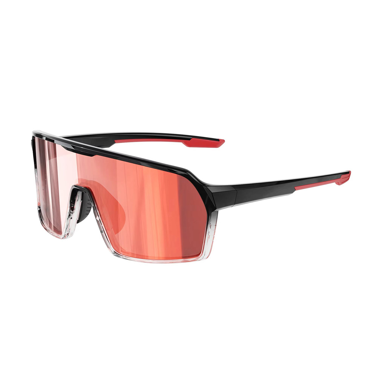 Óculos de sol coloridos para ciclismo esportivo ao ar livre de meia armação TR90 Óculos de sol coloridos para ciclismo esportivo ao ar livre de meia armação TR90